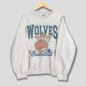 Vintage Minnesota Timberwolves Basketball Sweatshirt, Timberwolves NBA Shirt Tee